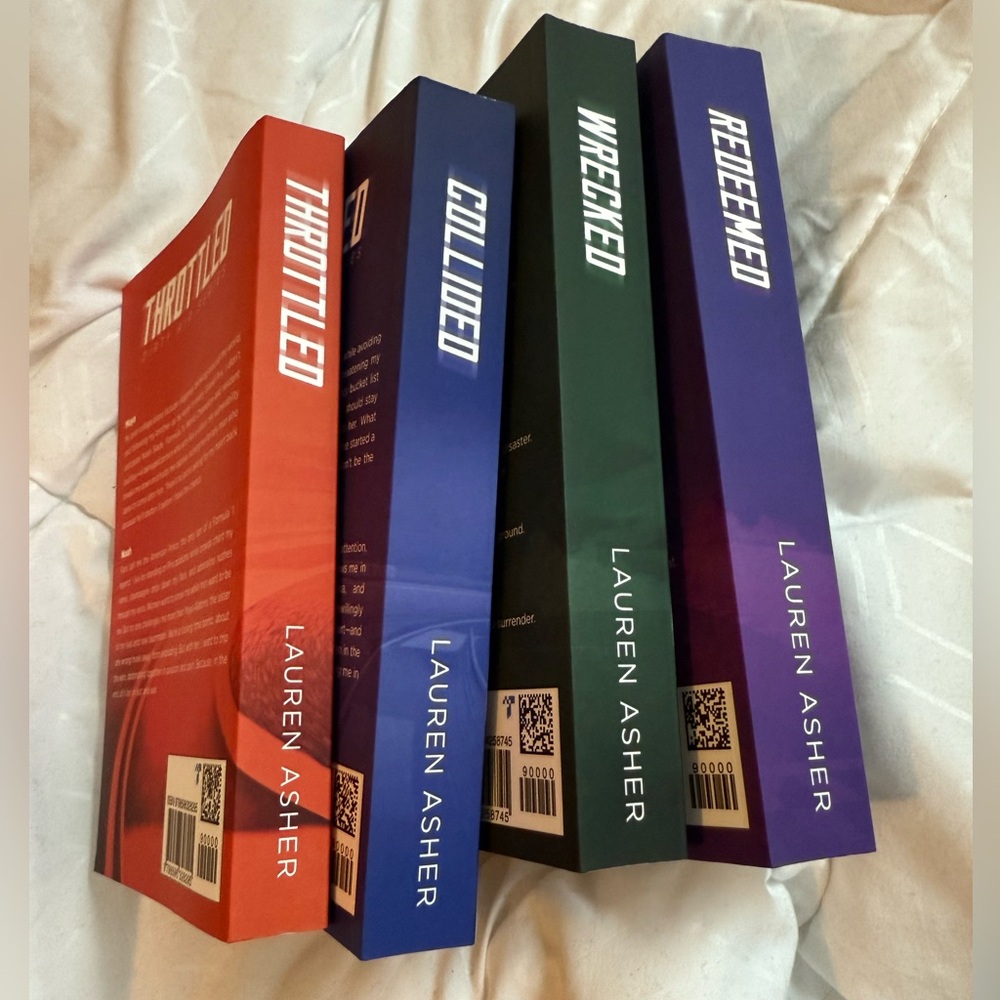 Lauren Asher Book Set - Throttled, Collided, Wrecked, Redeemed